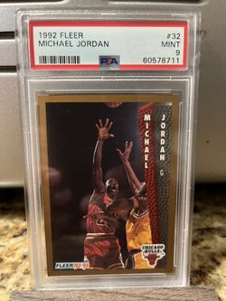 1992 Fleer Michael Jordan Psa 9