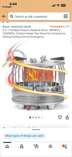 Camping stove compact