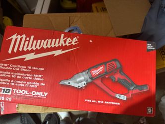 Тішашк M18™ Cordless 18 Gauge Double Cut Shear Cizalla inalámbrica M18™ calibre 18 de corte doble Cisaille à coupe double de calibre 18 sans fil M18™ 