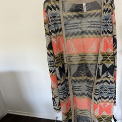 Multicolored Cardigan Made In The USA, Buy It And Get Another One For Free 