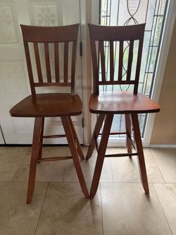 2 Thomasville Furniture bar chairs