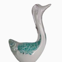 Art Glass Duck Paperweight Collectible