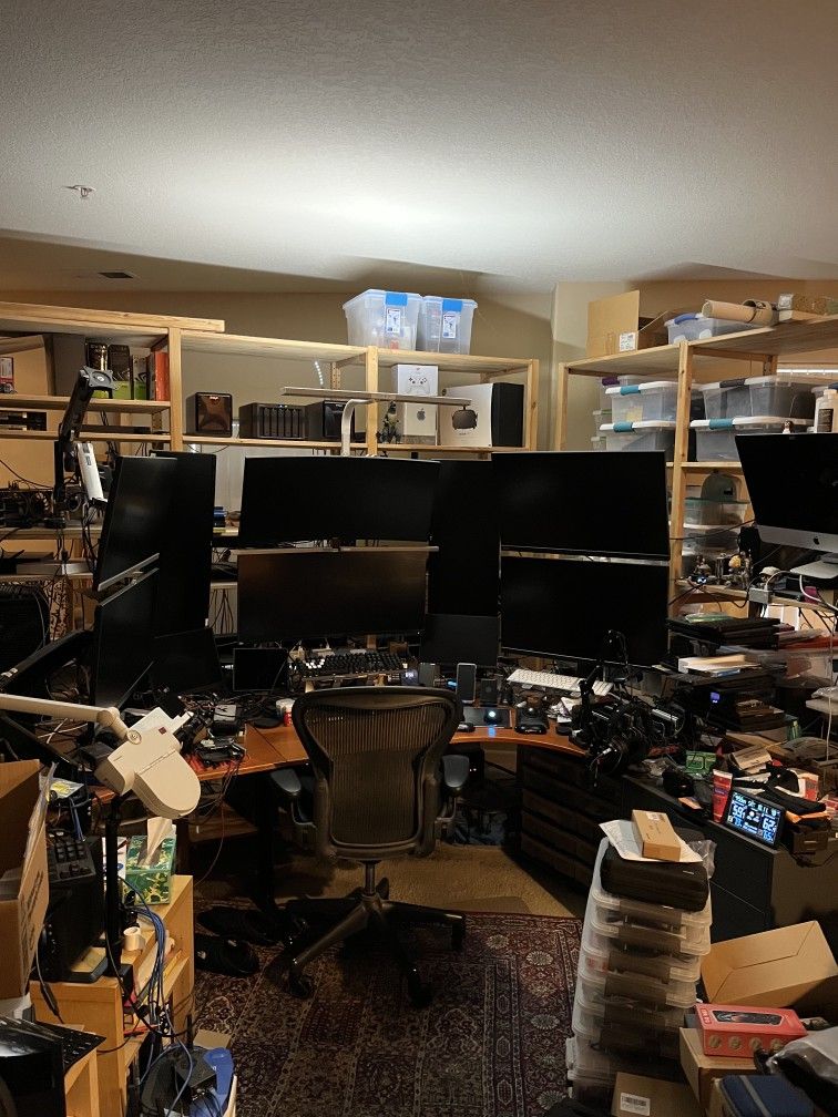 Multiple Mounted Monitors Ready To Go!