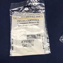 Whirlpool (contact info removed) Switch, blk OEM