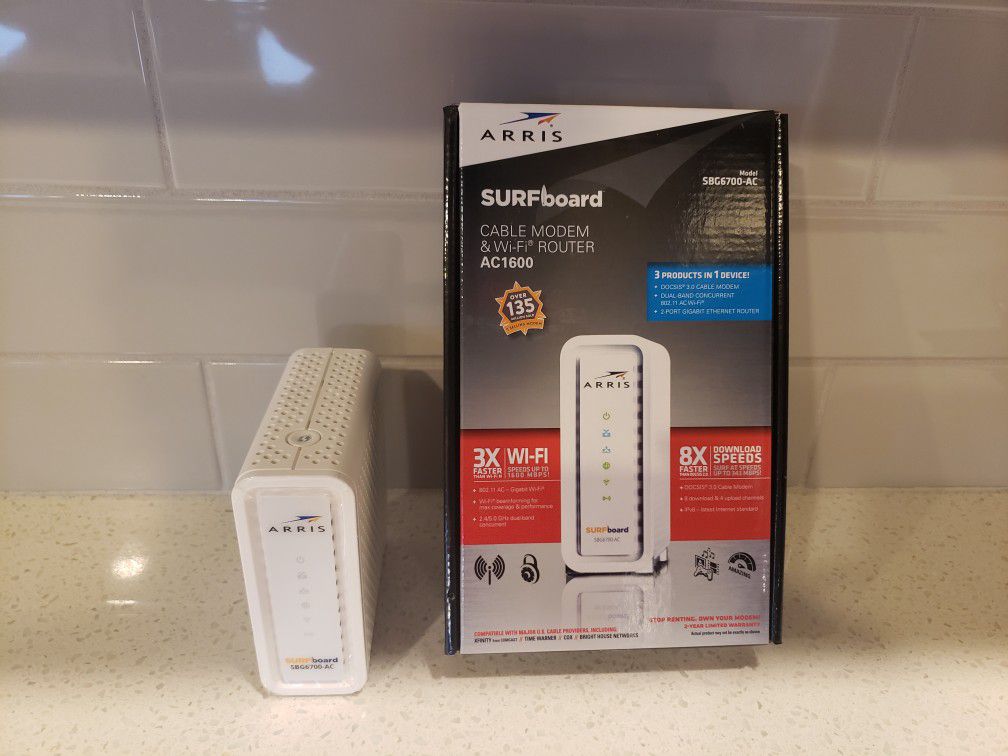 Cable Modem & Wifi Router