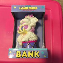 Shari Lewis' Baby Lamb Chop & Friends Coin Bank Vintage 1993 New In Box