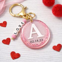 Valentine’s Day Acrylic Keychains | Custom Cricut Made 
