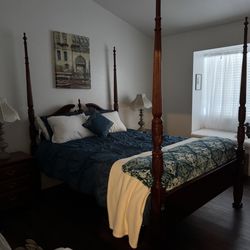 TRADITIONAL LUXURY QUEER BEDROOM SET 5 PIECES 