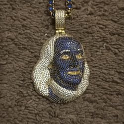 Blueface Benjamin Franklin Chain