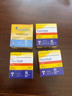 Free style lite test strips