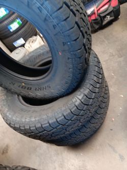 New set of tires aplus all terrain 265 70 17