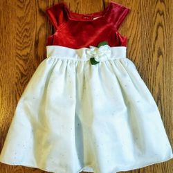 Perfectly Dressed Girls 4T Red & White Dress