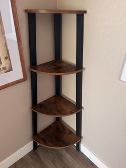 4 tier corner shelf