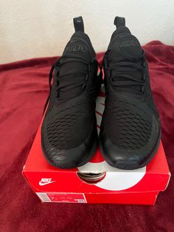 Nike Air Max 270 Triple Black Size 7Y