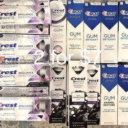 Crest Mouthwash, Toothpaste 