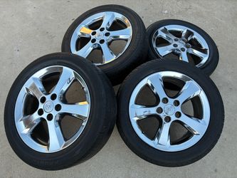 Rims 17 Chrome 5x114.3 OEM TOYOTA wheels rines 5 lugs rines y llantas