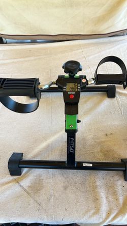 Adjustable Paddle Exercise Bike & Dumbbells