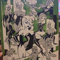 Diane Pershing Signed 8x10 Print Of Poison Ivy Batman