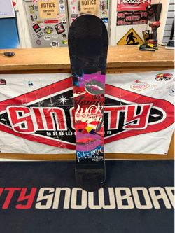 Fallen angel 141 snowboard, certified with warranty located at Sin city snowboards