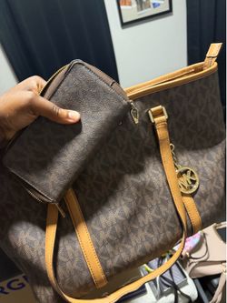 Michael Kors Tote + Matching Wallet