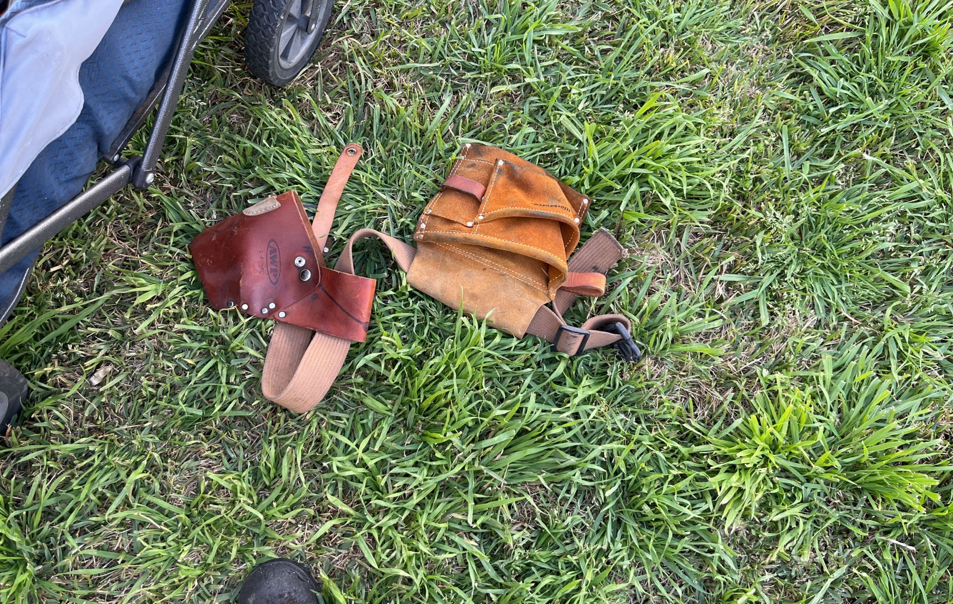  New Sheet rockers Toolbelt Lether With Drill Holster Asking 40$obo