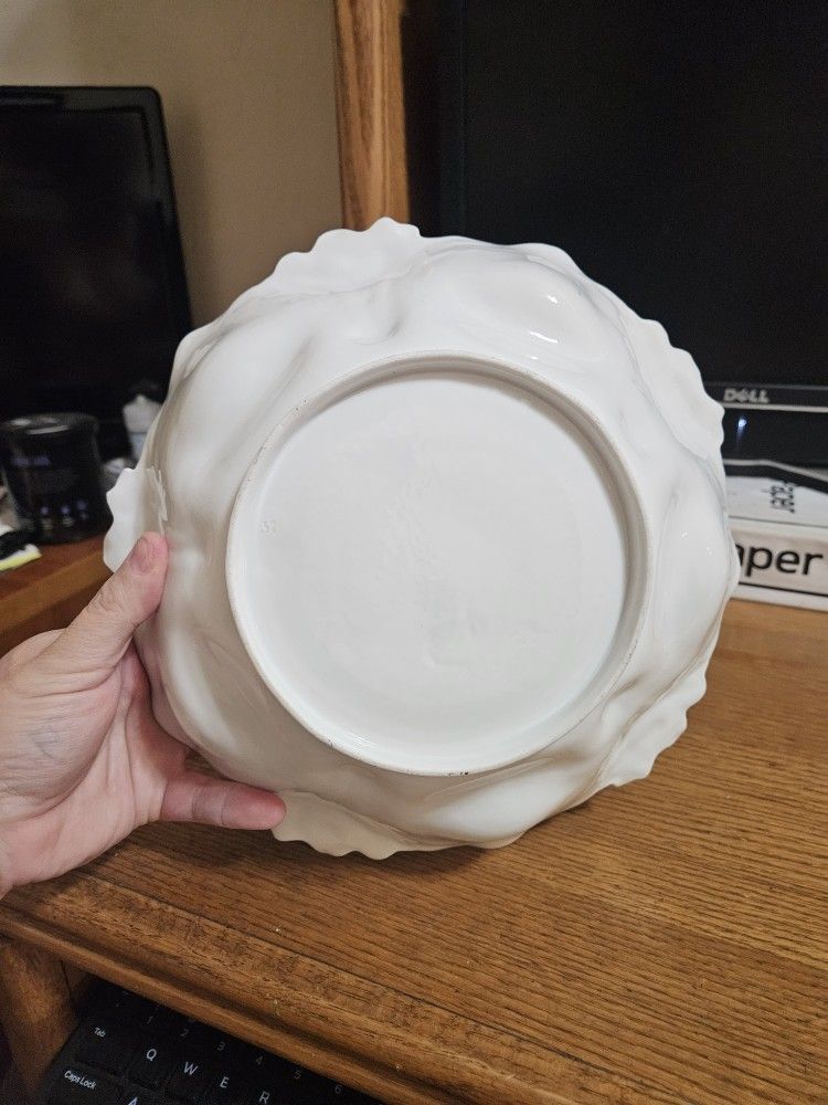 R S Prussia Porcelain #37 Blue Bowl Vintage