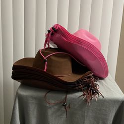 Western  Plastic Party Hats