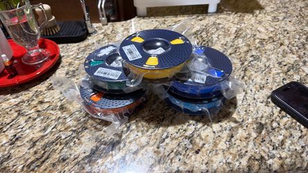 Lot of 5 3D printer mixed colors