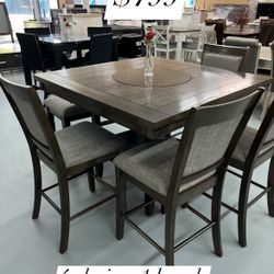 Counter Height Dining Table 