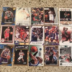 15 Basketball Trading Cards