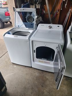 Samsung Washer And Electric Dryer Large Capacity