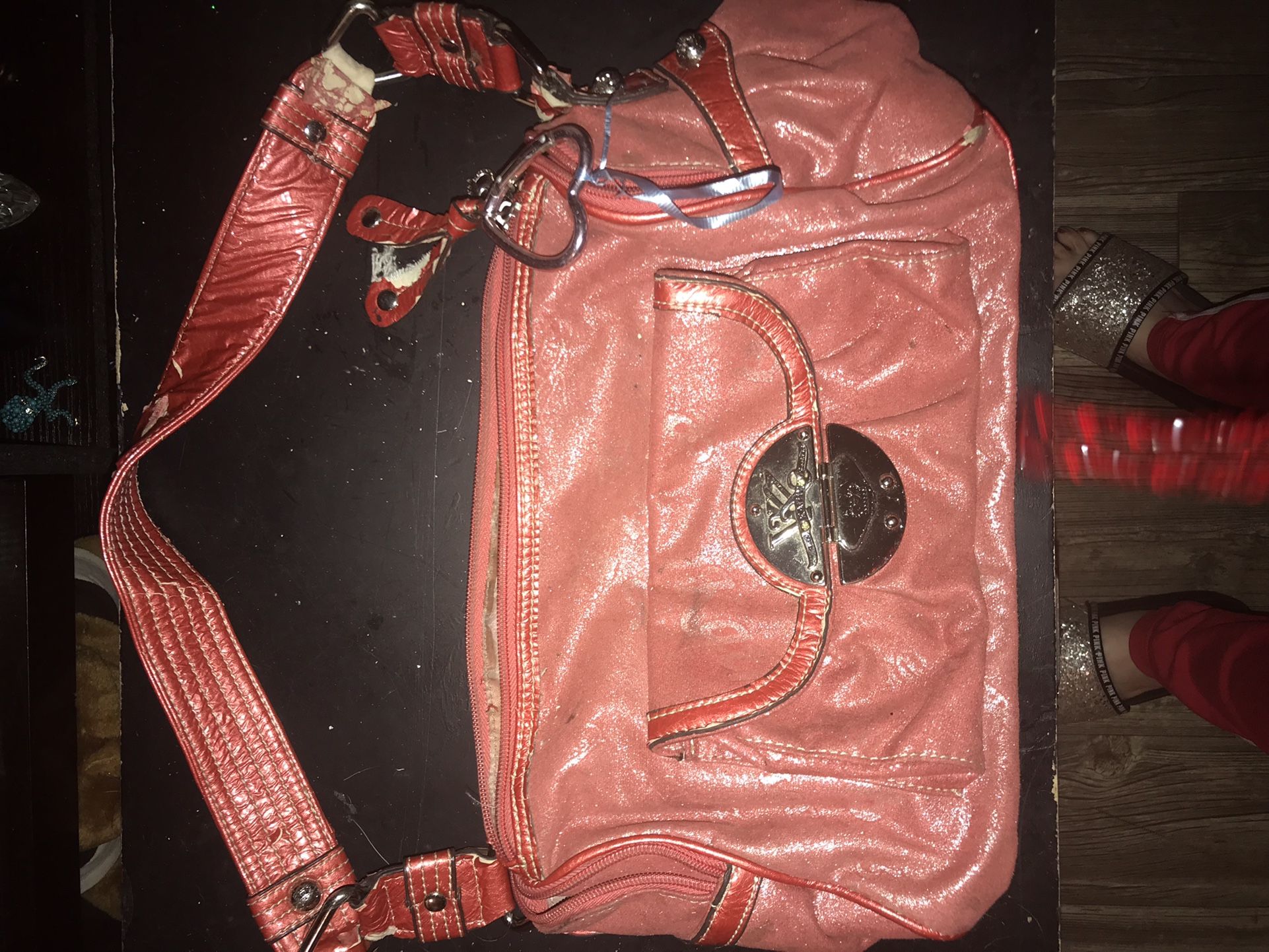 Vintage leather purse 