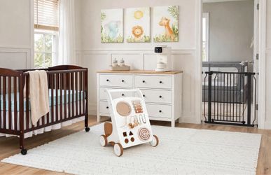 Baby Nursery Bundle 4pc - Crib + Walker + More - FREE Delivery