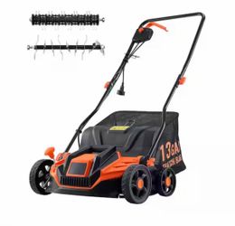 2-in-1 Electric Dethatcher & Scarifier Corded Lawn Tool