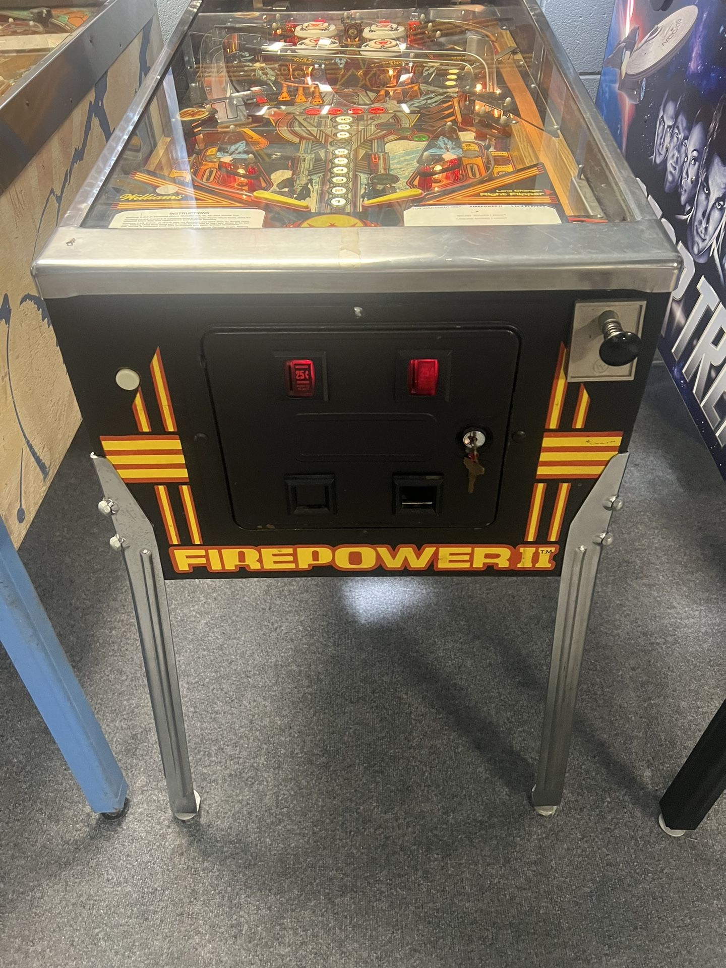 Firepower 2 Pinball Machine (Williams 1983) for Sale in Fallbrook, CA