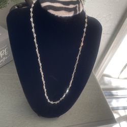 925 Sterling Silver Heart Chain
