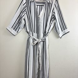 H&M Women Midi Side Slit Dress 