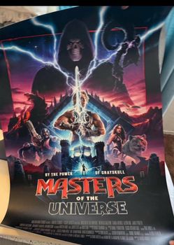 Exclusive MOTU Masters Of The Universe 2026 Promo Poster Limited Numbered 190
