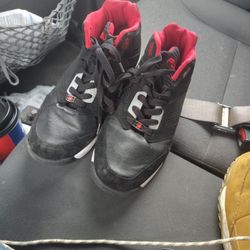 Guy Shoes The Red Black Or Size 10 And 1/2 In The Boots Are 12
