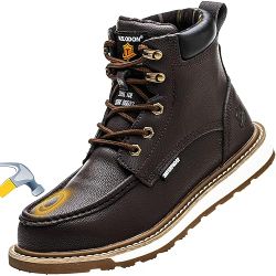 Steel Toe Men  Work Boots