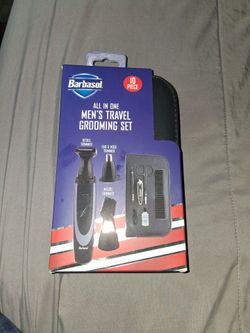 Barbasol all in one men's travel set