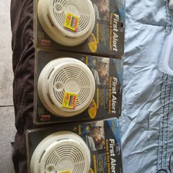First.
Alert smoke and fire detector