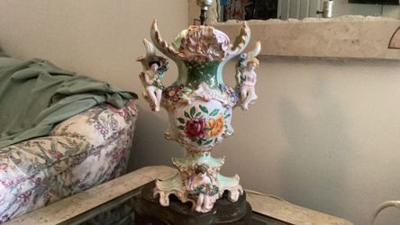 Capodimonte large lamp