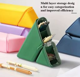 Foldable Silicone Pen Holder stand,