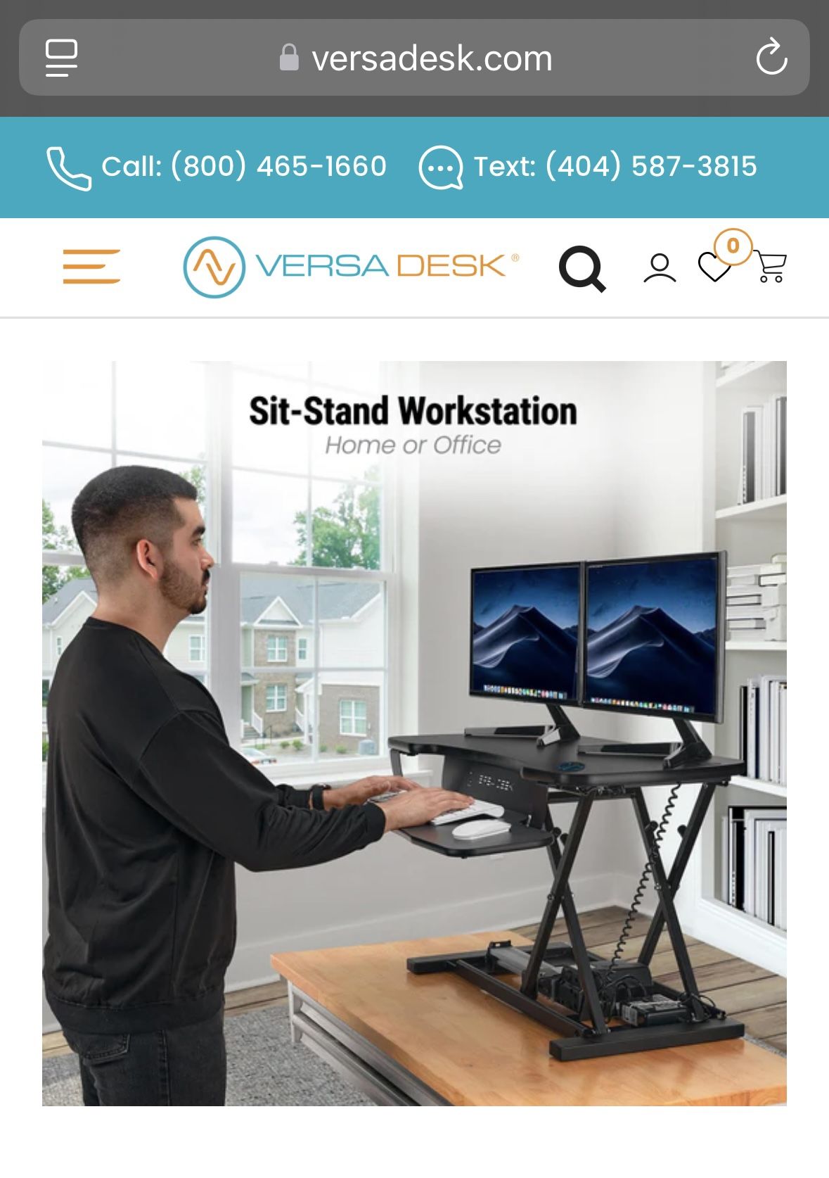 Sit/stand Workstation