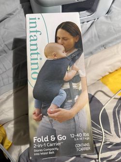 Infantino Fold & Go 2-in-1 Baby Carrier