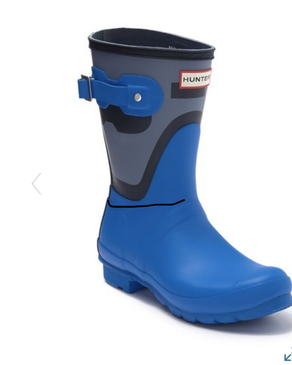Hunter Rain Boots (Size 8)