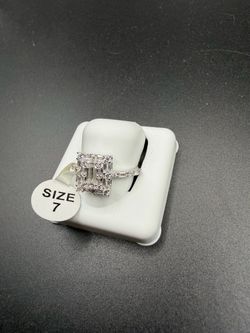 New Baguette Cluster Ring Size 7