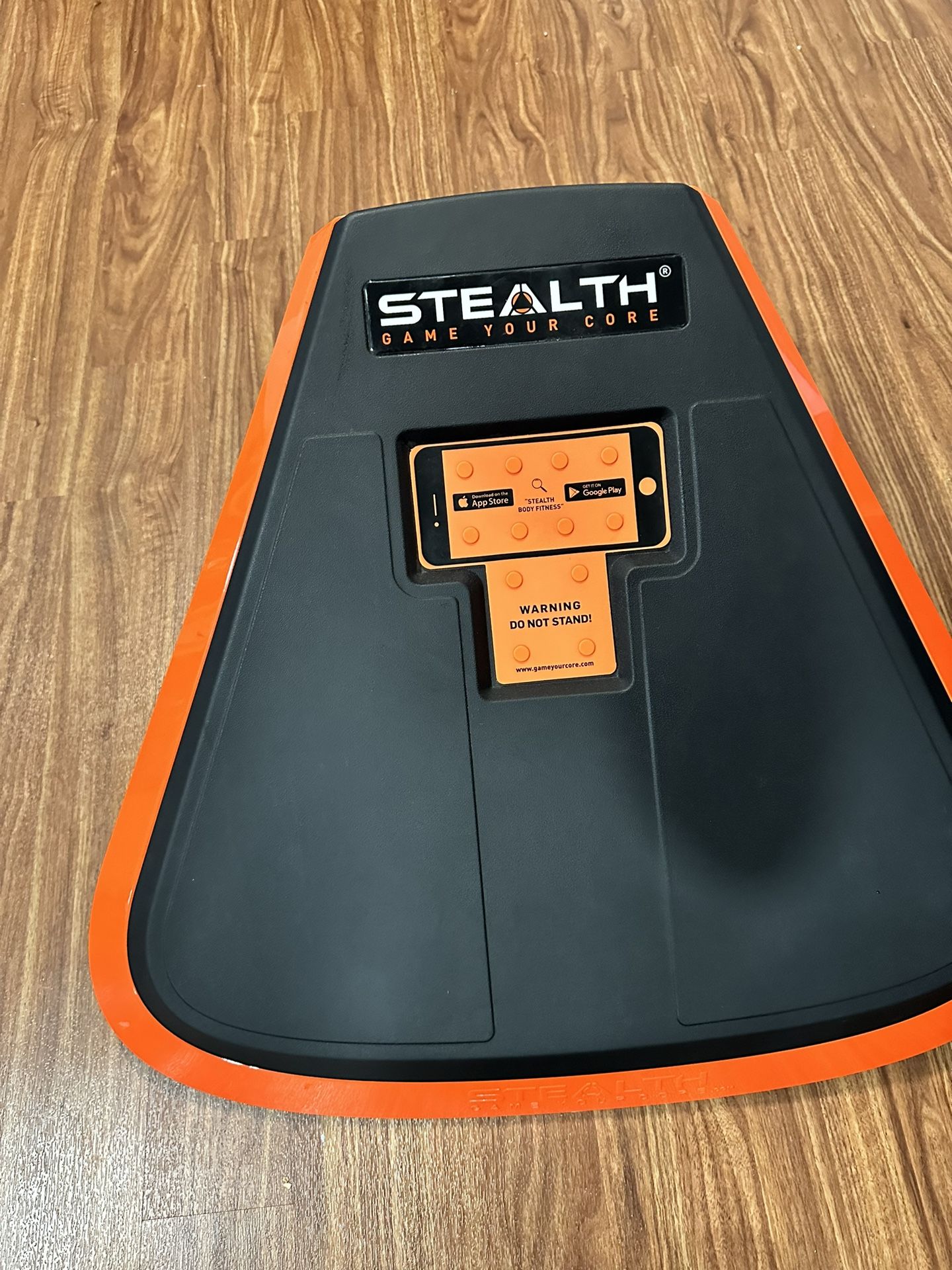 STEALTH Core Trainer - Dynamic Core & Full Body Workout While Playing Games; Free iOS/Android Mobile Games App; Patented 360 Degree Planking Motion; B