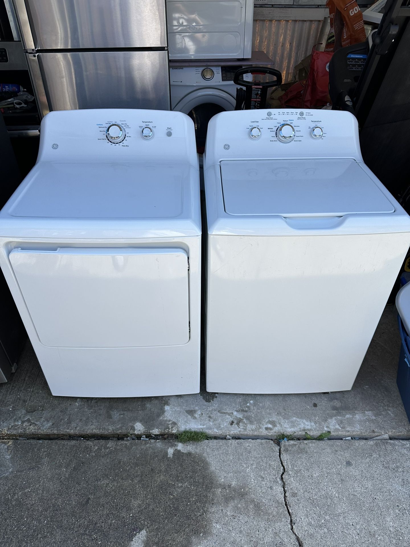 Ge washer And dryer